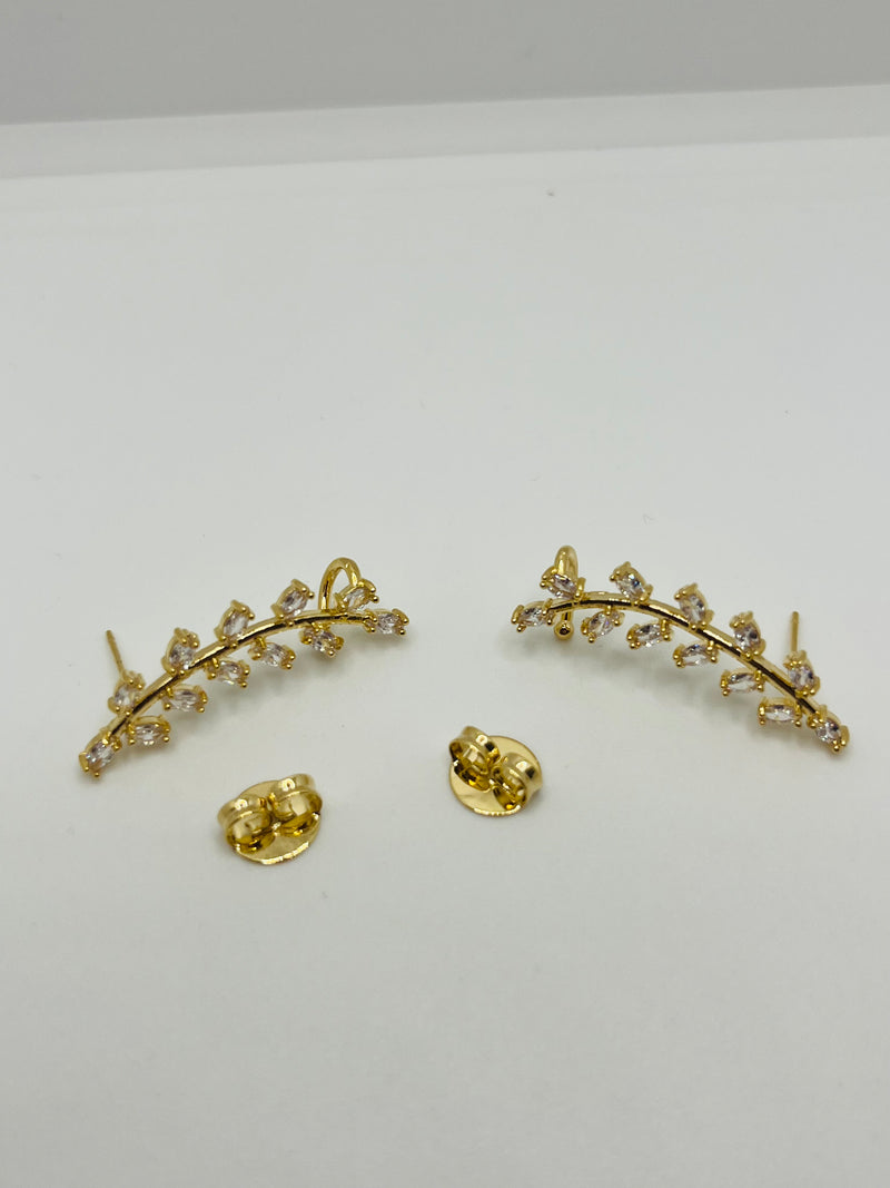 Brinco Ear Cuff LUXO Cristais