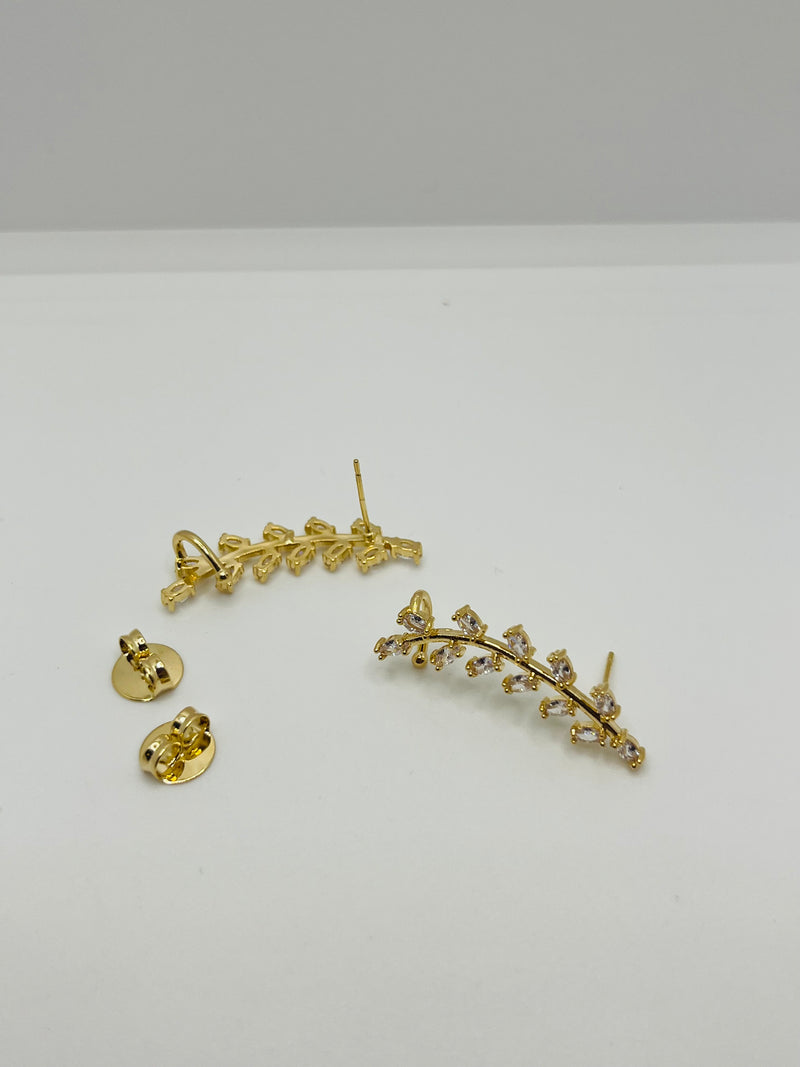 Brinco Ear Cuff LUXO Cristais